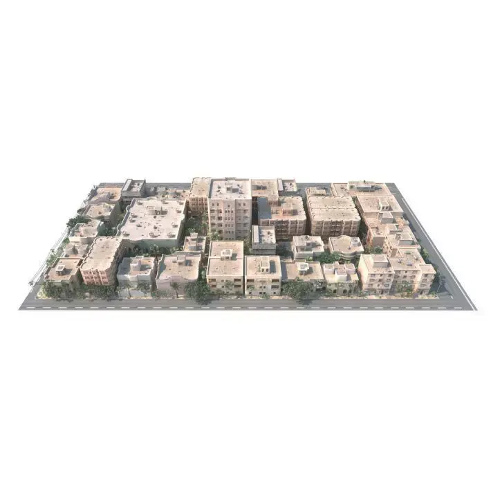 city 02 set 09 am 133 3D model