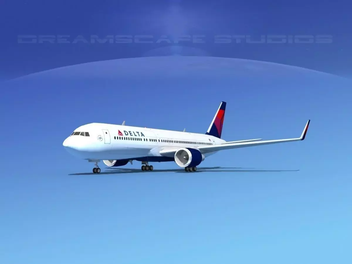 Boeing 767-300 Delta 3 3D model