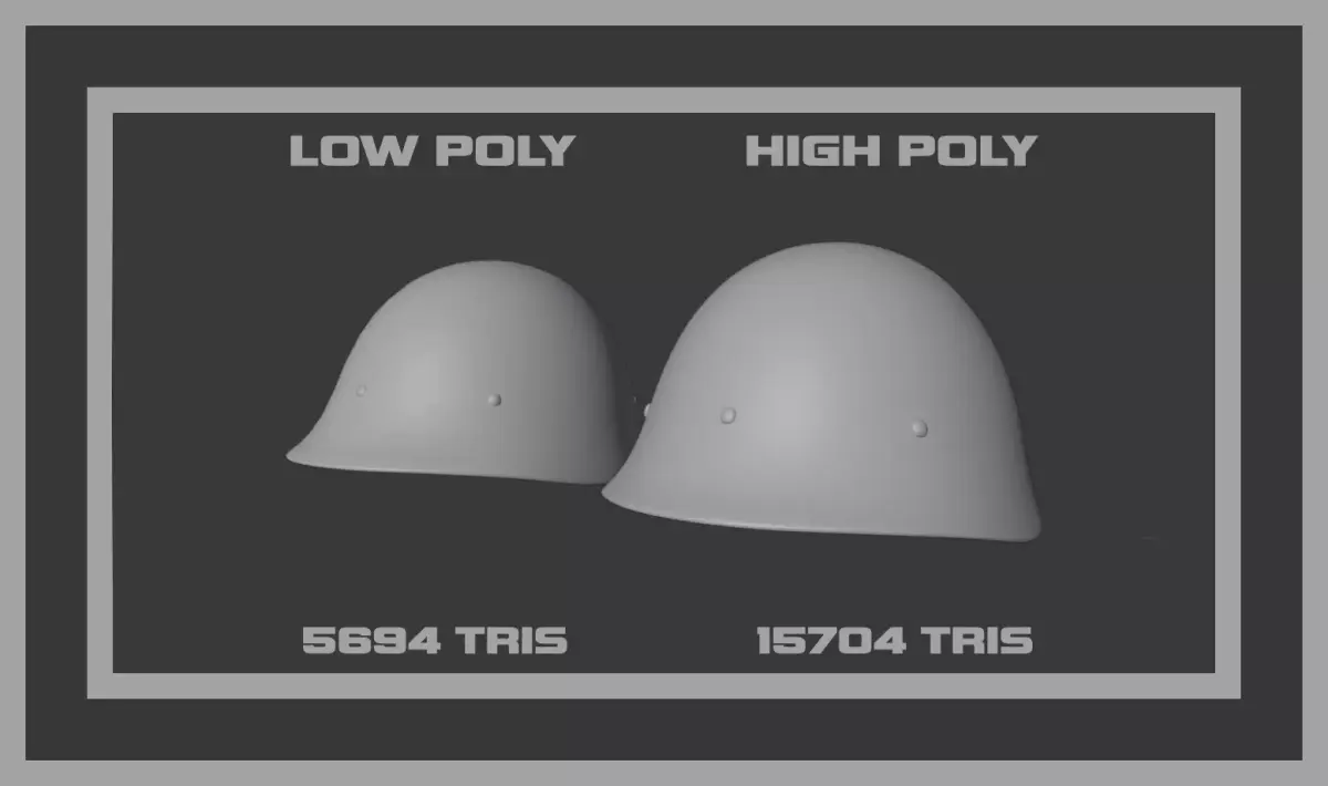 Chinese GK90 Ballistic Nylon Airborne Helmet Low-poly 3D model