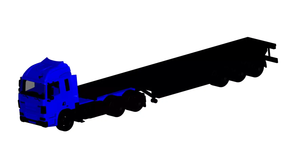 DAF CF trailer 3D model