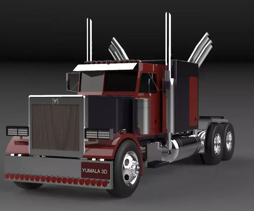 container truck  3D model