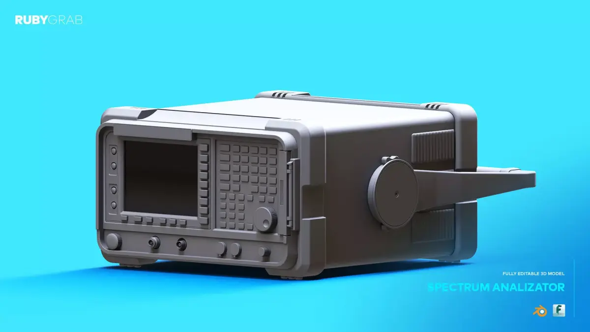 Spectrum Analyzer 3D model