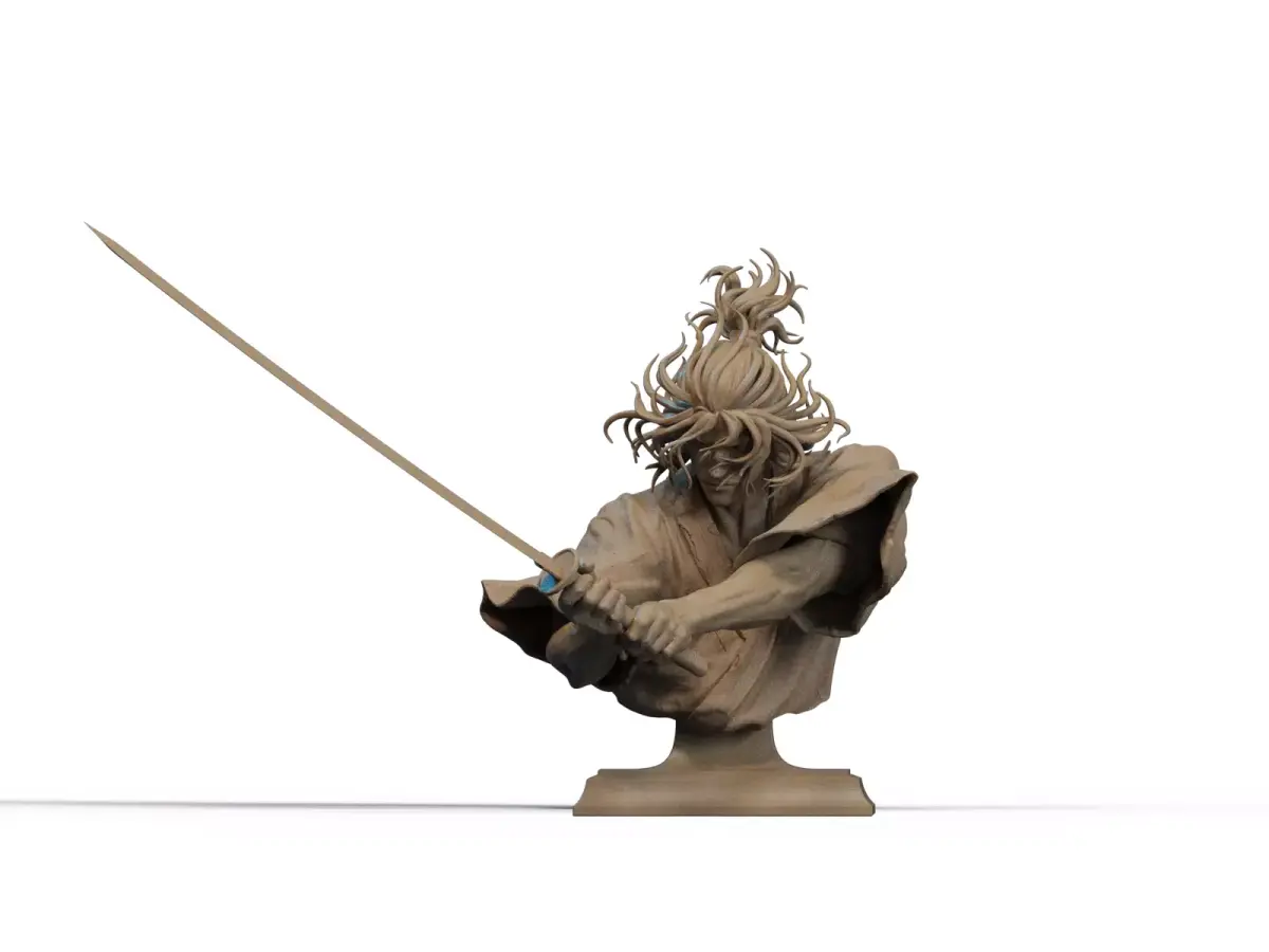 Musashi Miyamoto Bust 3D Print 3D print model purchase