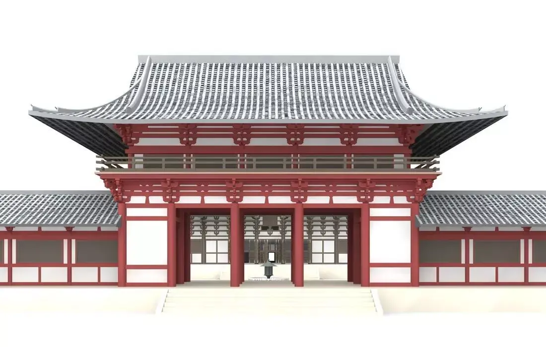 Todai-ji Temple Nara 3D model