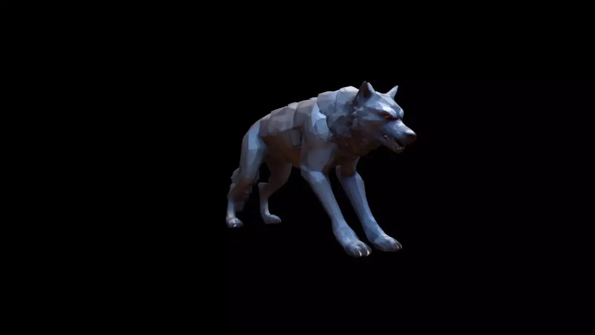  3d Mode Terrifying Werewolf In The Forest 3D model
