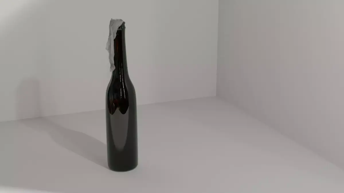 Molotov cocktail Free 3D model