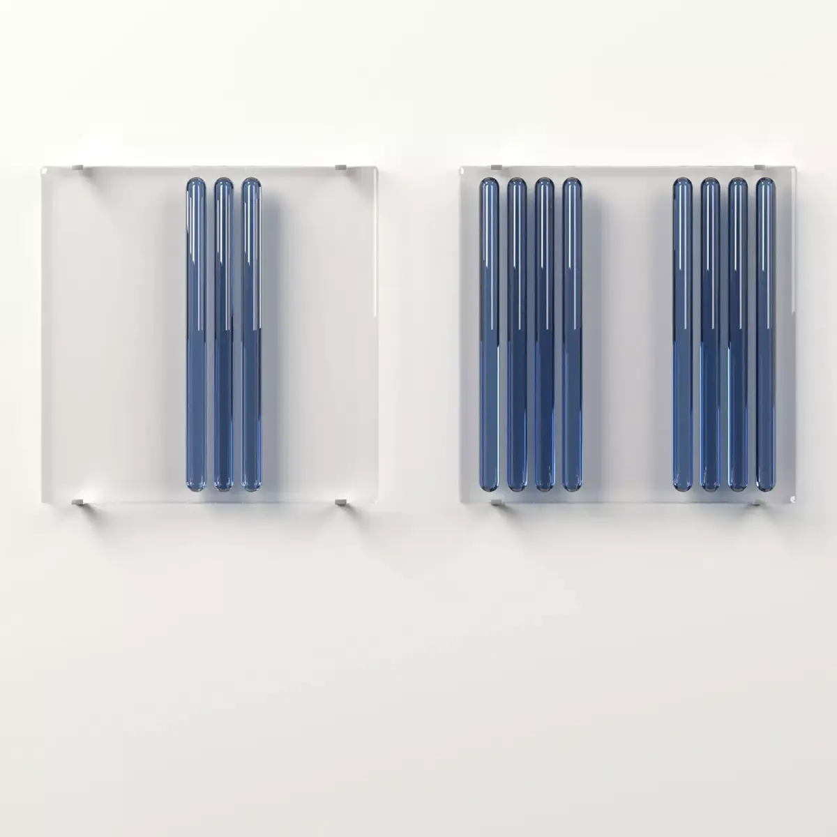 Wall Glass Blocks - Decorative Frame - The Drop - Part 9 3D model
