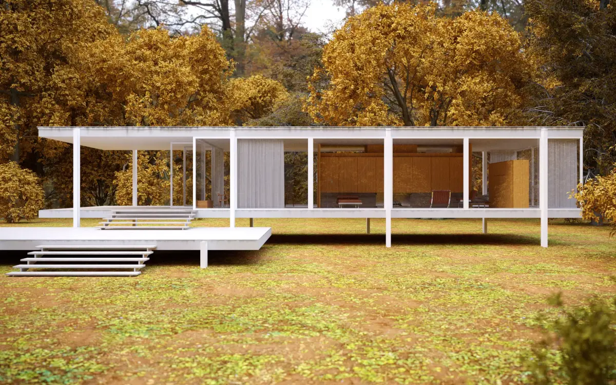 Farnsworth House 3D model