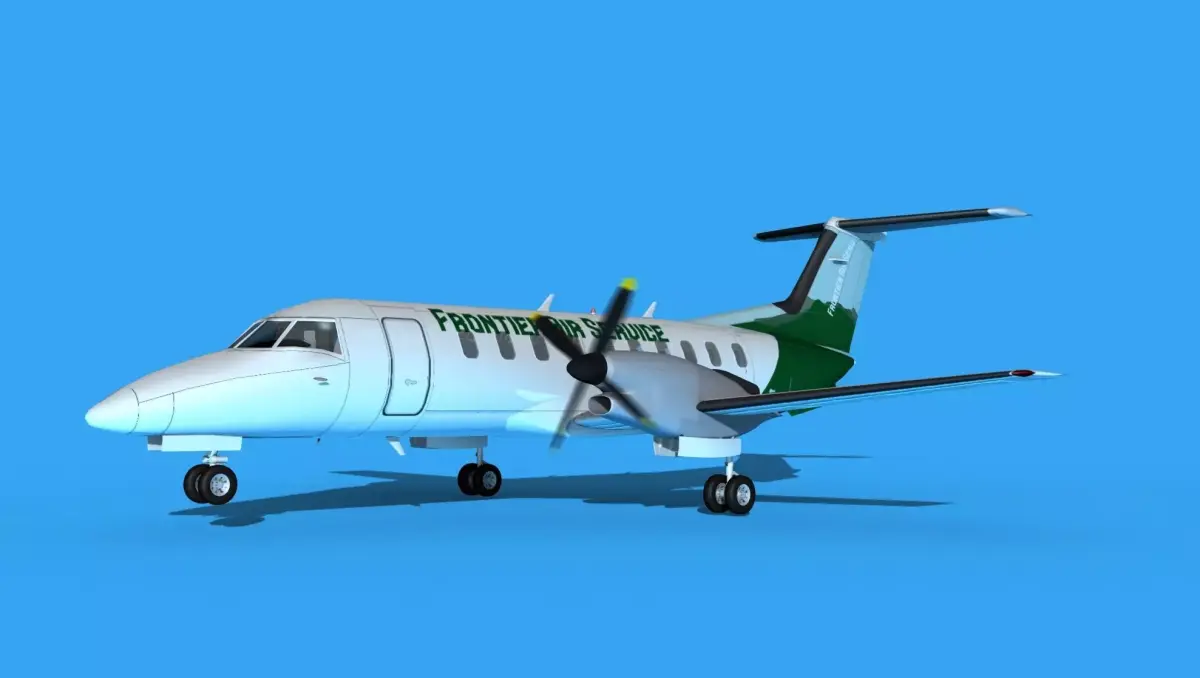 Embraer EMB120 Frontier Air Service 3D model