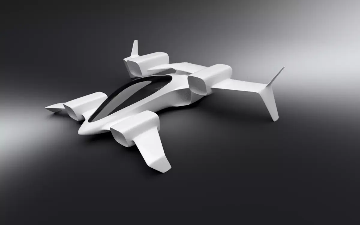 ML eVTOL concept 3D model