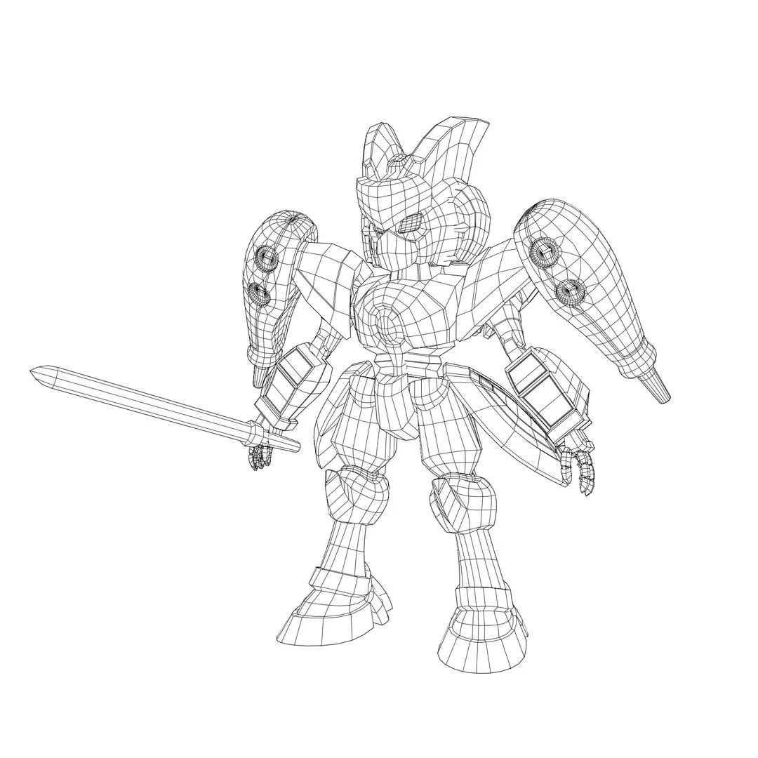 Robot rigged 3d model purchase