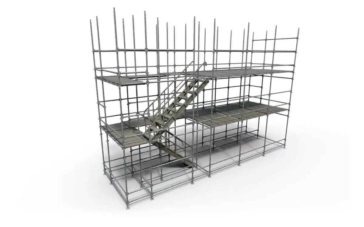 Scaffolding Low-poly 3D model