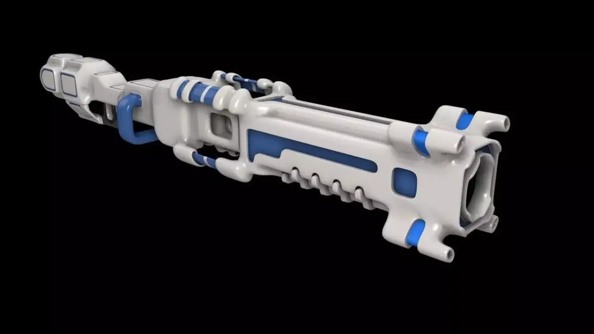 APS Weapon Free 3D model
