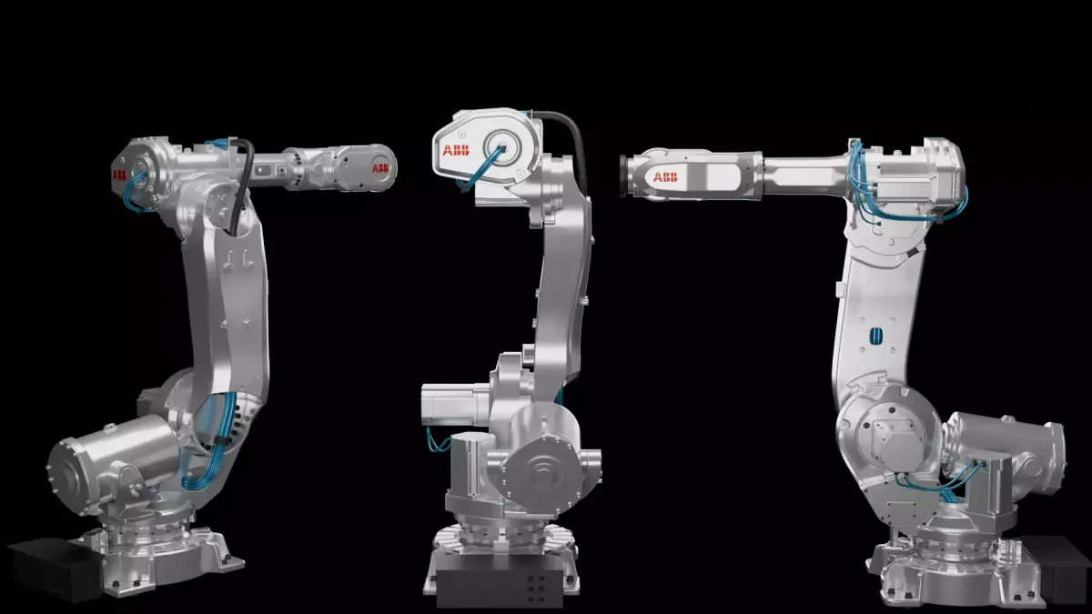 ABB IRB 6640 Industrial Robotic Arm 3D model