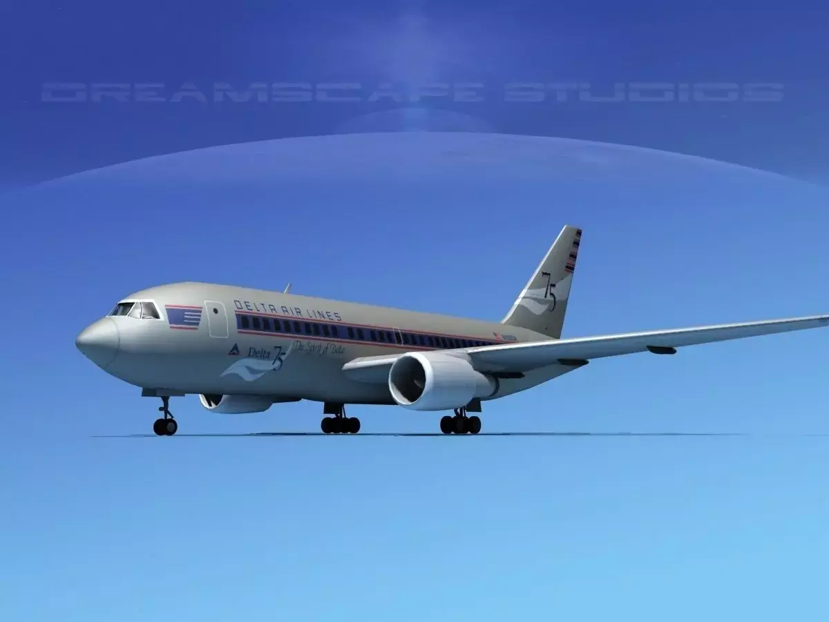 Boeing 767-100 Delta 75 3D model