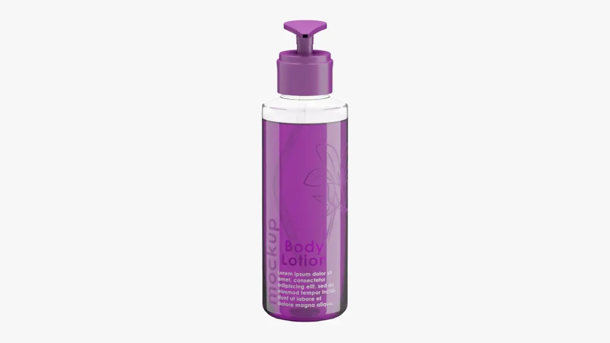 Body Lotion 6 3D model