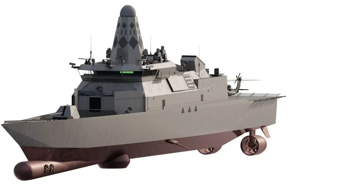 SHIP BASED ON Mogami-class frigate 3D model