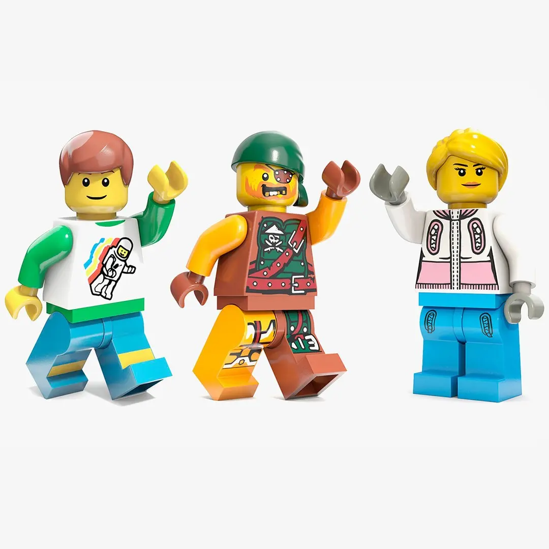 LEGO Minifigures Rigged for Cinema 4D Collection 3D model