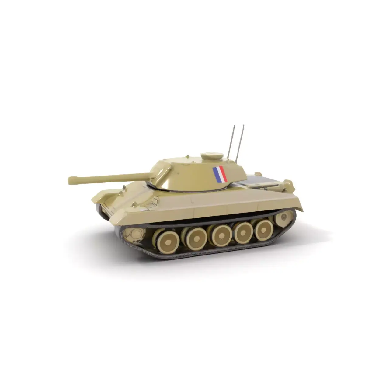 Olive Military Tank model pack Low-poly 3D model purchase