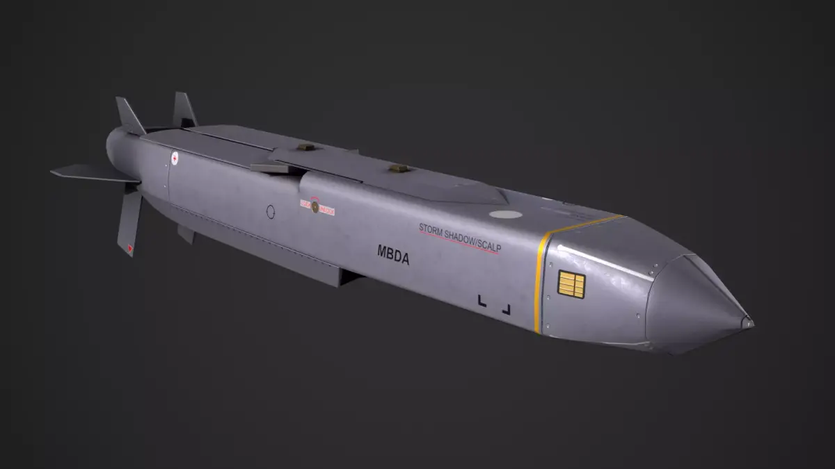 SCALP EG - Storm Shadow Low-poly 3D model
