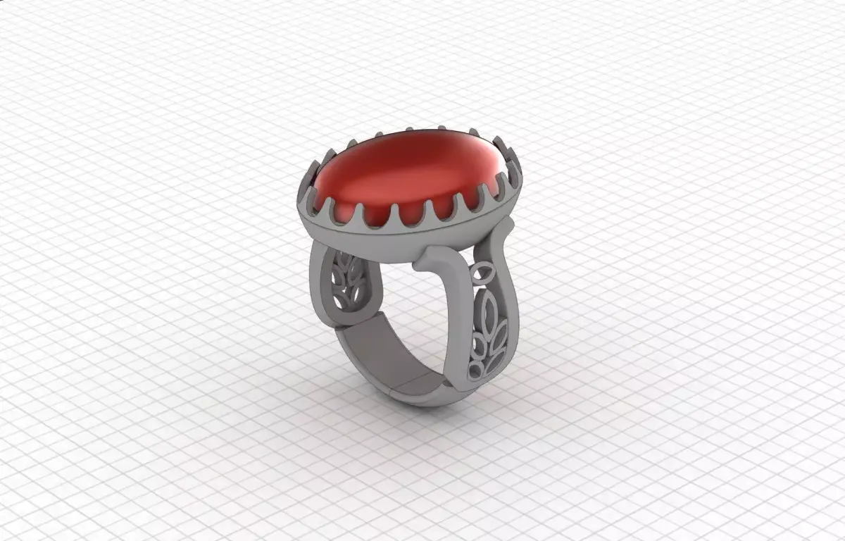 Isfahan traditional ring 3D print model purchase