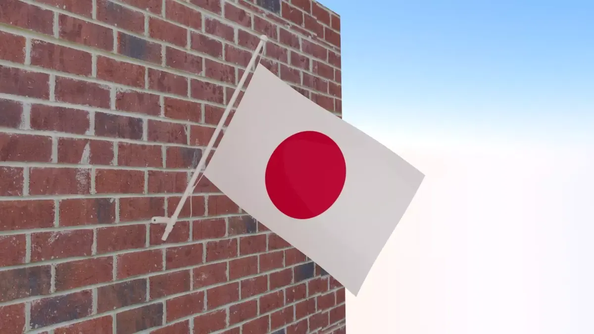 Flag of Japan 3D model purchase