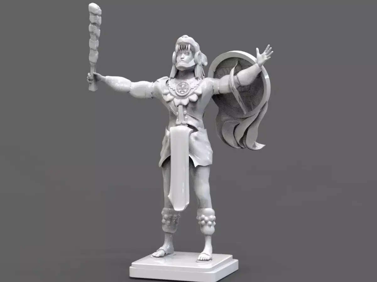 Jaguar Warrior 3D print model purchase