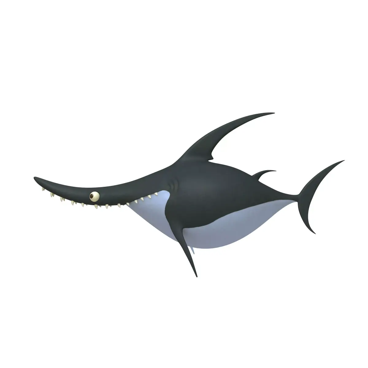 Shark Cartoon 3D model order