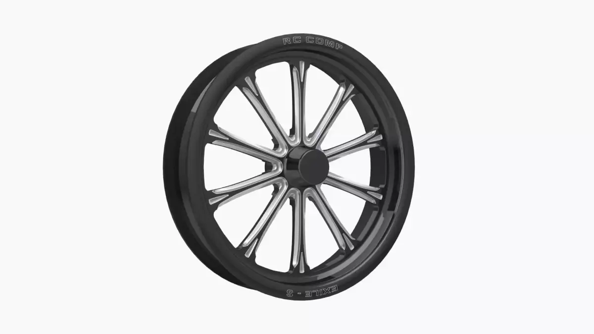 RC Components Exile-S Street Fighter front wheel Low-poly 3D model