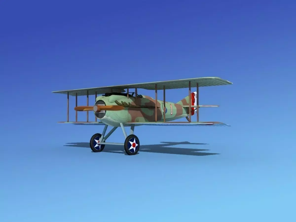SPAD VII 3D model
