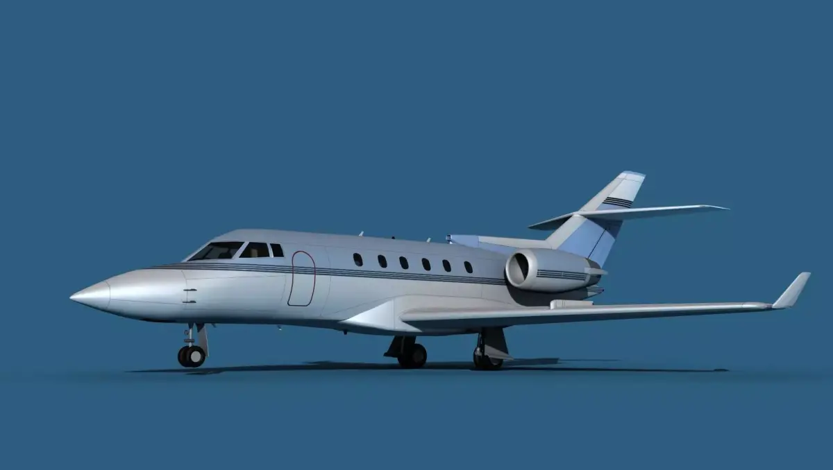Hawker Siddley 800SR V09 3D model