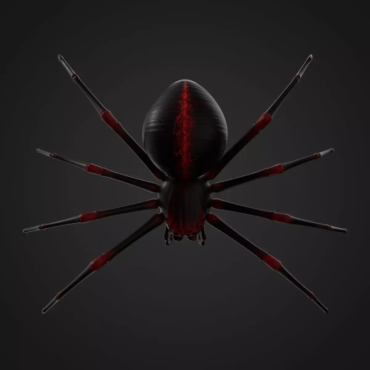 Spider with 8K PBR Textures 3D model