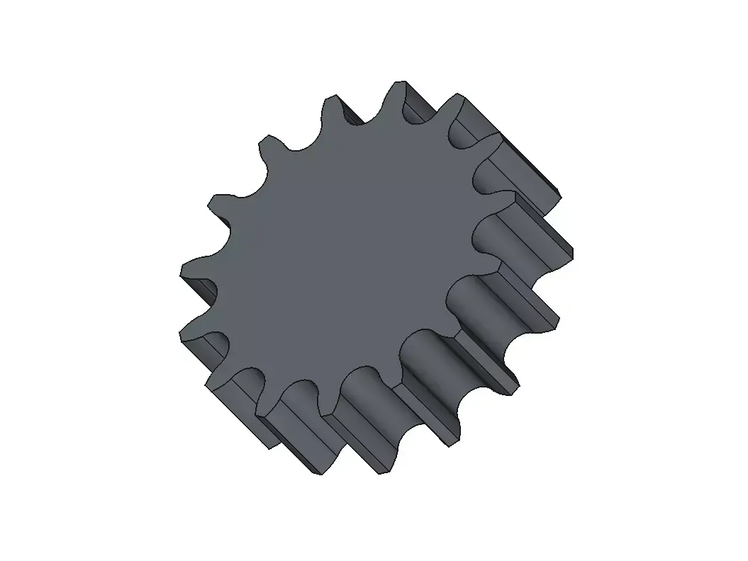Lantern Gear Low-poly 3D model