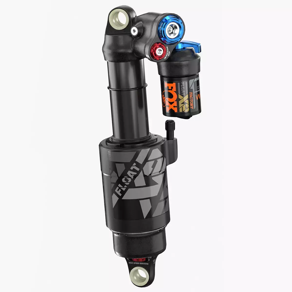 FOX Float X2 MTB shock Low-poly 3D model