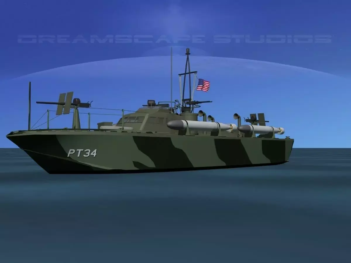 Patrol Torpedo Boat PT34 3D model