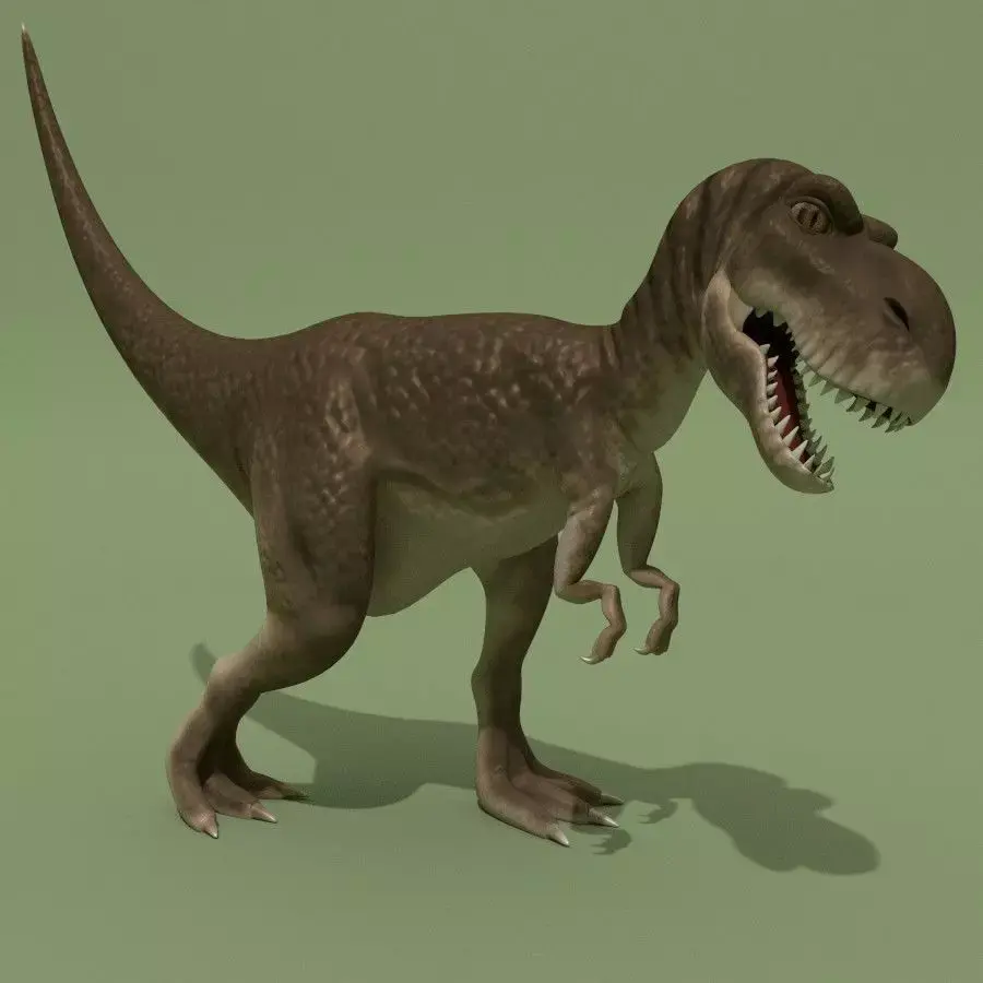 Tyrannosaur Rigged Low-poly 3D model purchase