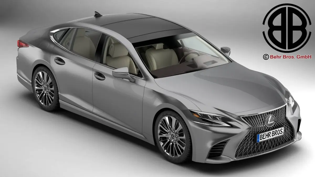 Lexus LS 500 2018 3D model order