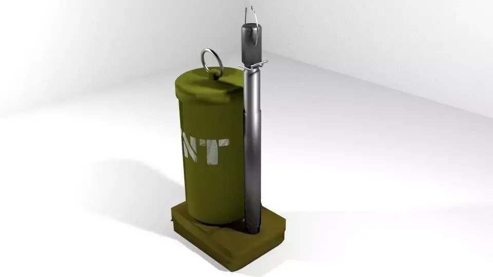 Landmine Fragmentation Anti-Vehicle 3D model