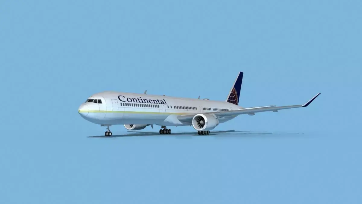Boeing 767-400 Continental 3D model