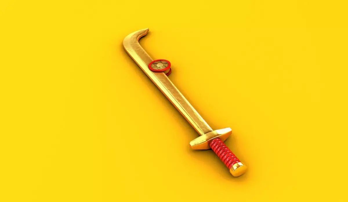 Flash Gordon 1981 Movie Sword 3D model