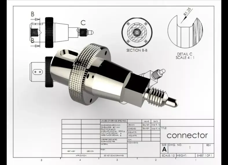 Tool Adapter Connector Free 3D model
