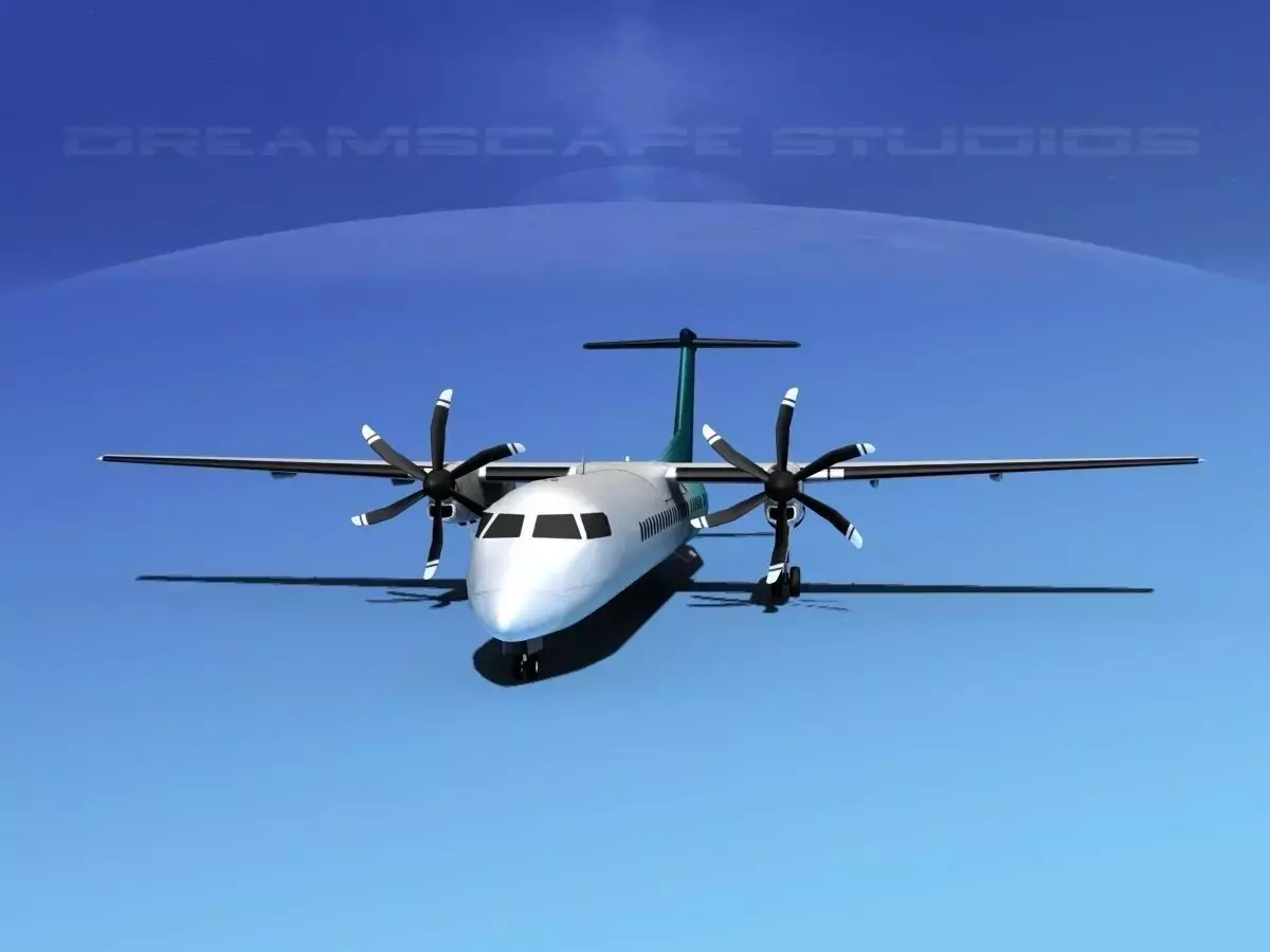 Dehaviland DHC-8 400 Corporate 4 3D model
