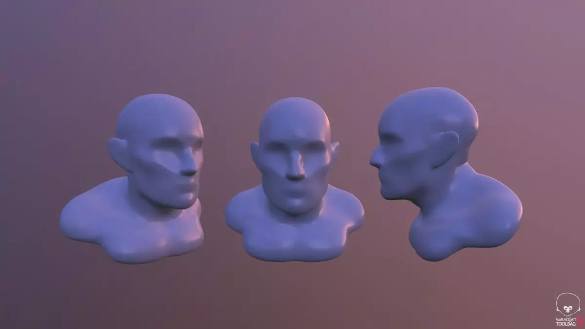 Basemesh Strong-Tank Male Character 3D model