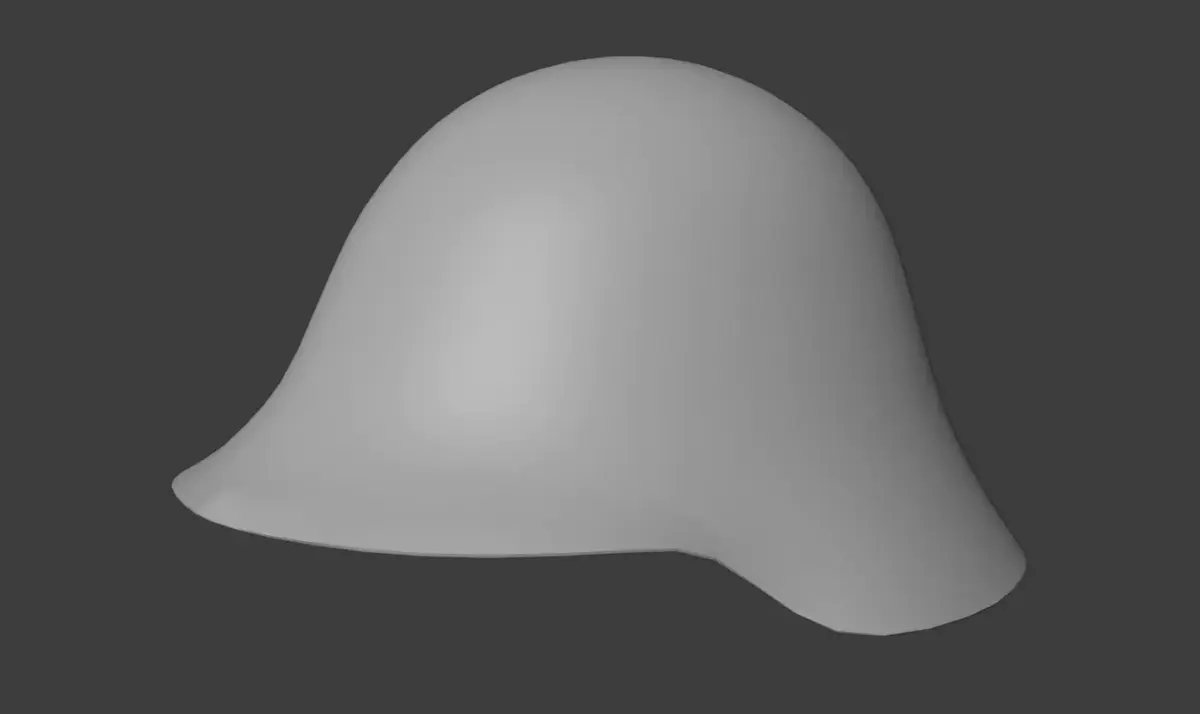 M1934 Spanish Helmet Low-poly 3D model