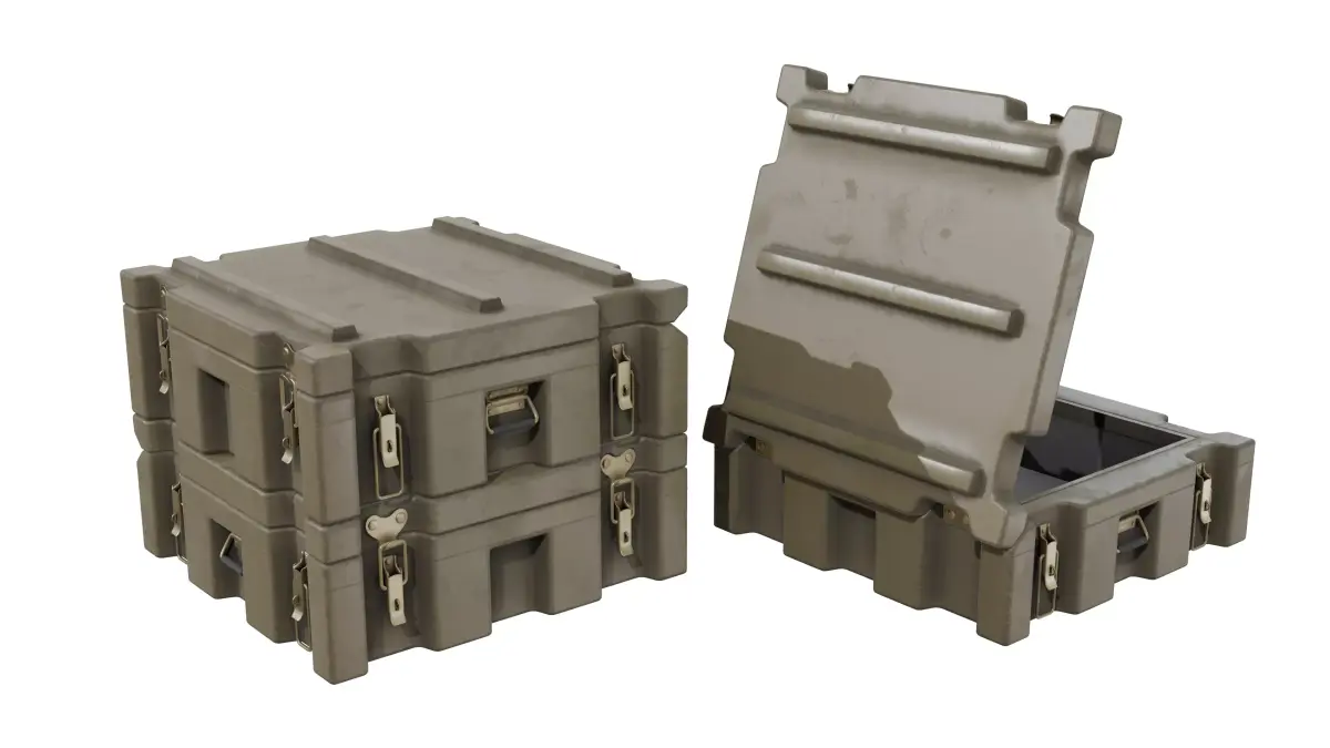 Game-Ready 3D Storage Case - Military - Army - Prop Low-poly 3D model