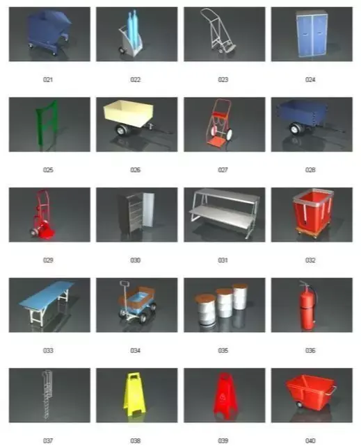 Dosch 3D - Industrial Objects V2 3D model