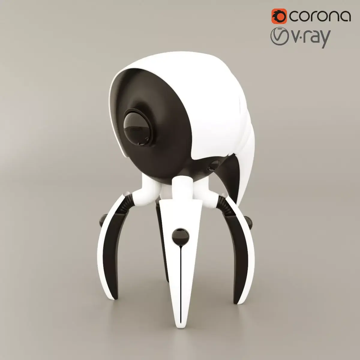 Nano robots 3D model