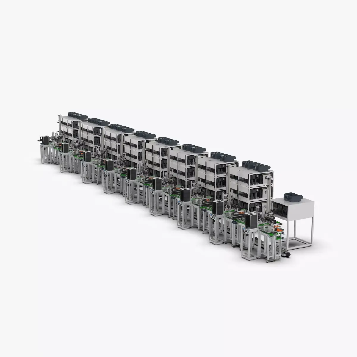 Aging Labeling Test Line Body SMT 3D model