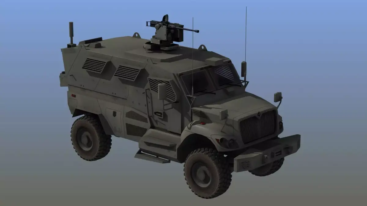 M1224 MaxxPro MRAP 3D model