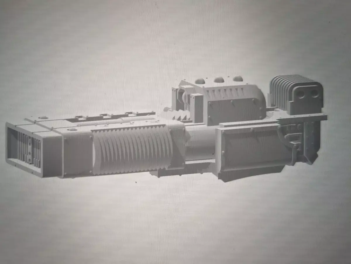 wrist mounted volkite 3D model